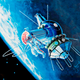 Illustration for article titled The First Spacewalker Created The Best Soviet Cosmic Landscapes